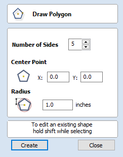 Draw Polygon Form